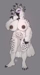  absurd_res anthro avian beak big_breasts bird black_sclera breasts bubo_(genus) claws dungeons_and_dragons feathers female genitals hasbro head_feathers hi_res huge_breasts nipple_piercing nipples non-mammal_breasts non-mammal_nipples nude onom open_beak open_mouth owl owlbear piercing purple_eyes pussy sharp_teeth snowy_owl solo spearfrost standing strix_(onom) tail_feathers teeth toe_claws toothed_beak true_owl white_body white_feathers wizards_of_the_coast 