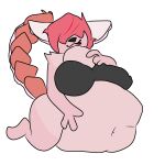  anthro arthropod averagerascal breasts clothed clothing crustacean digestion domestic_cat felid feline felis female female_pred fluffy fluffy_ears hi_res mammal marine partially_clothed shrimp solo tail vore 