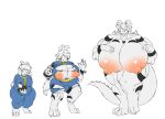  2019 anthro asriel_dreemurr barefoot bethesda_softworks big_breasts body_size_growth boss_monster bovid breast_expansion breasts caprine clothing deathclaw digital_media_(artwork) expansion fallout feet female horn huge_breasts hyper hyper_breasts mammal muscular muscular_female nipples on_one_leg overweight overweight_female robertge scalie sequence simple_background size_transformation skinsuit solo species_transformation standing surprise tail_expansion tight_clothing transformation undertale undertale_(series) weight_gain white_background white_body 