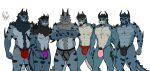  anthro brother_(lore) brothers_(lore) bulge clothing dragon father_(lore) group hi_res horn hunterramirez lizard male parent_(lore) reptile scalie sibling_(lore) smile son_(lore) underwear 