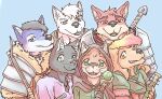 anthro archer assassin bandit_(holidaypup) bard bow_(weapon) canid canine canis domestic_cat domestic_dog drathen_frostpaw dungeons_and_dragons felid feline felis group hasbro hi_res jesse_cat knife knight lavilovi lavilovi_(oc) lute magic_user male mammal marco_wolf max_(blusniper21) melee_weapon musical_instrument plucked_string_instrument ranged_weapon staff string_instrument sword warrior weapon wizards_of_the_coast wolf 