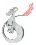  ambiguous_gender dragon fin grey_body grey_skin tabbiewolf tail tail_fin 