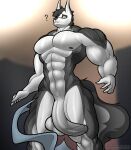  abs absurd_res anthro arata_(batmanholecover) balls batmanholecover big_penis canid canine canis domestic_dog flaccid foreskin genitals hi_res humanoid_genitalia humanoid_penis husky looking_at_viewer male mammal muscular muscular_anthro muscular_arms muscular_male muscular_thighs nipples nordic_sled_dog nude pecs penis solo spitz tail 
