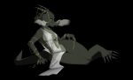  accessory adressa_(sindri) anthro bottomwear breasts clothed clothing digital_media_(artwork) dragon female furgonomics gold_(metal) green_body horn horn_accessory hornband looking_at_viewer solo translucent translucent_clothing vfad 