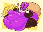  anthro belly big_belly big_moobs bodily_noises deep_navel digital_media_(artwork) fat_rolls glistening glistening_body huge_thighs hyper hyper_belly hyper_thighs lagomorph leporid love_handles male mammal moobs morbidly_obese morbidly_obese_anthro morbidly_obese_male nabbit navel obese obese_anthro obese_male overweight overweight_anthro overweight_male rabbit roundedpentagon rumbling_stomach solo thick_arms thick_thighs 