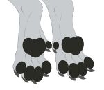  2d_animation ambiguous_gender animated black_pawpads claws digital_media_(artwork) dragon feet grey_claws hi_res hind_legs hindpaw mituni_(artist) pawpads paws scalie screw_the_shadow_walker short_playtime solo solo_focus western_dragon white_body 