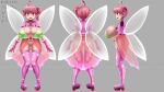  big_breasts big_butt bra breasts butt cleavage clothed clothing dress fairy female footwear gloves green_bra green_clothing green_underwear hair handwear hi_res huge_breasts humanoid_pointy_ears insect_wings light_body light_skin nipple_outline pigtails pink_clothing pink_dress pink_footwear pink_gloves pink_hair pink_handwear pink_shoes shoes side_boob suzumiya11 underwear wings yellow_eyes 
