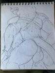  absurd_res anthro argonian backsack balls bethesda_softworks big_balls big_penis butt clothed clothing genitals hi_res holding_object holding_weapon hoodie khloros male muscular muscular_anthro muscular_male partially_clothed penis rear_view reptile scalie snap solo tail the_elder_scrolls topwear torn_clothing weapon 