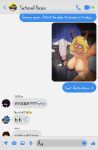 absurd_res anthro berdly big_breasts big_penis blonde_hair blush bovid breasts caprine chat chatting clothed clothed_sex clothing deer deltarune duo embarrassed female freckles genitals goat gynomorph gynomorph/female hair hi_res intersex intersex/female kris_(deltarune) leg_grab legwear mammal musk_clouds new_world_deer nipples noelle_holiday nude partially_clothed penis pussy reindeer screenshot_edit selfie sex super_wario_man susie_(deltarune) thigh_highs toriel tzuni26 undertale_(series) vein veiny_penis 