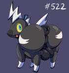  absurd_res anus balls big_balls big_butt blitzle butt equid equine equine_anus feral generation_5_pokemon genitals hi_res horse looking_at_viewer looking_back male mammal nintendo pokemon pokemon_(species) solo tepigfan101 