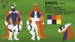  16:9 2022 abs absurd_res android anthro balls biceps blue_body digital_media_(artwork) digitigrade engel_(natsutheott) english_text erection flat_colors genitals gradient_penis headshot_portrait hi_res humanoid machine male model_sheet muscular muscular_anthro muscular_humanoid muscular_male natsutheott orange_body pecs penis portrait robot screen screen_face simple_background solo standing synth_(vader-san) synthetic tail text turnaround white_balls white_body widescreen yellow_eyes 