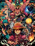  absurdres brook_(one_piece) franky_(one_piece) highres jinbe_(one_piece) lydart_mclo monkey_d._luffy nami_(one_piece) nico_robin non-web_source one_piece roronoa_zoro sanji_(one_piece) tony_tony_chopper usopp 