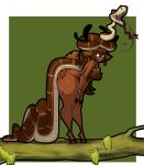  anthro antlers bodily_fluids bracelet capreoline deer duo ear_piercing ear_ring female feral forked_tongue horn hypnofood jewelry kaa_(jungle_book) male mammal necklace piercing python reina_(hypnofood) reindeer reptile ring_piercing saliva scalie snake the_jungle_book tongue 