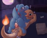  &lt;3 absurd_res anus balls blush bodily_fluids charmander cowgirl_position cum cum_in_pussy cum_inside duo english_text female feral from_front_position generation_1_pokemon generation_2_pokemon genital_fluids genitals hi_res male male/female nintendo on_bottom on_top penetration penis pokemon pokemon_(species) pokemon_mystery_dungeon porldraws pussy sex text totodile vaginal vaginal_penetration 