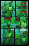  bandanna blush brother_(lore) brothers_(lore) comic dialogue duo hi_res incest_(lore) kerchief kissing leonardo_(tmnt) male momorawrr neattea outside raphael_(tmnt) reptile scalie sibling_(lore) teenage_mutant_ninja_turtles turtle underwater water 