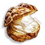  artist_name cream_puff food food_focus highres mitomaton no_humans original realistic simple_background still_life twitter_username white_background 