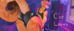  anthro bubble_butt butt butt_pose canid canine clothing femboychaton fox girly gym hi_res male male/male mammal pose slim solo sport teasing wet wet_clothing 