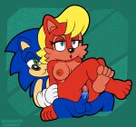  anthro archie_comics balls bodily_fluids breasts chipmunk duo eulipotyphlan feet female genital_fluids genitals ground_squirrel hedgehog hi_res male male/female mammal penis pussy_juice rodent sally_acorn sciurid sega snailbail22 sonic_the_hedgehog sonic_the_hedgehog_(archie) sonic_the_hedgehog_(comics) sonic_the_hedgehog_(series) spindasher98 