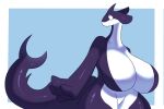  anthro big_breasts breasts cetacean dolphin featureless_breasts featureless_crotch female haiyan hi_res huge_breasts mammal marine multicolored_body nude oceanic_dolphin orbella_(haiyan) orca solo toothed_whale two_tone_body 