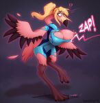  ?! absurd_res alternate_species avian avian_feet beak big_breasts bird blush bodysuit breast_expansion breasts clothing expansion feathered_wings feathers female flamingo furrification hi_res huge_breasts human_to_anthro long_neck membrane_(anatomy) metroid nintendo nipples pink_body pink_feathers samus_aran semi-anthro skinsuit solo species_transformation surprised_expression tight_clothing transformation unidentified-tf webbed_feet winged_arms wings zero_suit 