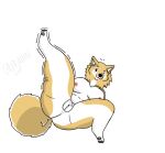  anthro breasts buraian287 butt canid canine canis chubby_female domestic_dog female genitals laika_(buraian287) mammal nipples nude pussy shiba_inu solo spitz 