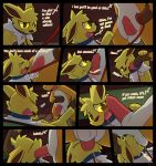  anthro bodily_fluids collar collar_only comic crying dialogue duo eeveelution english_text fellatio forced forced_oral generation_1_pokemon hi_res infinitydoom jolt_(wm149) jolteon leash leash_pull male male/male nintendo nude oral orange_eyes penile pokemon pokemon_(species) punching_face rai_(infinitydoom) raichu rape sex tears text yellow_eyes 