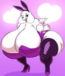  &lt;3 angstrom anthro big_breasts big_butt boss_monster bovid breasts butt caprine cleavage clothed clothing crouching cuff_links fake_ears fake_rabbit_ears female fishnet fishnet_legwear floppy_ears footwear goat hi_res high_heels huge_breasts huge_butt huge_thighs hyper hyper_breasts legwear leotard looking_at_viewer mammal one_eye_closed open_mouth red_eyes solo thick_thighs toriel undertale undertale_(series) white_body 