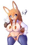  absurd_res animal_humanoid anthro aura(ncize) beverage breasts clothed clothing coffee colored costume digital_drawing_(artwork) digital_media_(artwork) female happy hi_res humanoid lagomorph lagomorph_humanoid leporid mammal mammal_humanoid ncize nipples rabbit reverse_bunny_costume skimpy slightly_chubby smile solo 