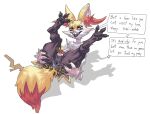  2022 anthro anthro_penetrated anus big_anus biped black_anus black_body black_fur black_pawpads bodily_fluids braixen butt claws dialogue digital_media_(artwork) dipstick_tail english_text female female_penetrated fur generation_6_pokemon hand_on_butt hi_res inner_ear_fluff lying markings multicolored_body multicolored_fur nintendo nsfuwu4 on_back pawpads penetration pokeball pokeball_insertion pokemon pokemon_(species) profanity red_body red_fur red_inner_ear_fluff saliva sharp_teeth simple_background solo speech_bubble spread_anus spread_butt spreading tail tail_markings talking_to_viewer teeth text toe_claws tuft vaginal vaginal_penetration white_background white_body white_fur 