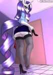  anthro brony business caliluminos clothing company equid equine feet female footwear friendship_is_magic hasbro hi_res high_heels horn horse invalid_tag lover mammal my_little_pony pony rarity_(mlp) secretary seductive sensual solo unicorn worker 