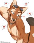 &lt;3 2023 absurd_res ambiguous_fluids anthro athletic athletic_anthro athletic_male bedroom_eyes bent_over biceps biped black_nose blue_eyes bodily_fluids brown_body brown_fur brown_tail bruma_(rinzazen) butt canid canine canis cheek_tuft clothed clothing countershade_arms countershade_face countershade_tail countershade_torso countershading digital_media_(artwork) english_text ethiopian_wolf eyewear eyewear_on_head facial_tuft fluffy front_view fur fur_markings girly glasses glasses_on_head glistening glistening_arms glistening_body glistening_butt hairless hand_behind_head hi_res inner_ear_fluff jewelry long_tail looking_at_another looking_away looking_back male mammal markings mostly_nude multicolored_body multicolored_fur multicolored_tail narrowed_eyes necklace panties panties_only public raised_arm raised_tail riska_(artist) seductive simple_background smile smiling_at_another solo speech_bubble summer sunglasses sunglasses_on_head sweat sweatdrop tail text thong topless tuft two_tone_body two_tone_fur two_tone_tail underwear underwear_only url water water_drop white_background white_body white_fur 