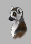 amber_eyes denoyelle digital_(artwork) female feral grey_background hi_res inner_ear_fluff lemur mammal primate simple_background solo strepsirrhine tuft whiskers white_inner_ear_fluff 