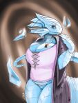  anthro big_breasts blue-eyes_white_dragon breasts duel_monster female kiit0s mature_female slightly_chubby yu-gi-oh! 