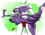  absurd_res athletic ballerina ballet big_breasts breasts duo female generation_3_pokemon goblin hi_res humanoid imp male male/female nintendo pokemon pokemon_(species) sableye smile stretching therizkpiecraft 