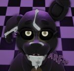  animatronic bodily_fluids canid canine canis cum cum_in_mouth cum_inside domestic_dog duo eyewear female feral feraladventure fetch_(fnaf) five_nights_at_freddy&#039;s genital_fluids glasses machine male male/female mammal robot scottgames solo yellow_eyes 