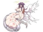  absurd_res angel animal_humanoid areola arthropod arthropod_abdomen arthropod_humanoid bad_end beelzebub_(mgq) big_areola big_breasts breasts curvy_body curvy_female exoskeleton feathered_wings feathers feet female hi_res humanoid hybrid insect insect_humanoid large_female monster_girl_(genre) monster_girl_quest multi_breast setouchi smile swollen_breasts wings 