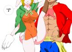  absurd_res andromorph anthro carrot_(one_piece) duo female hi_res human humanoid intersex kenshinho_arts luffy male male/female mammal monkey_d._luffy one_piece 