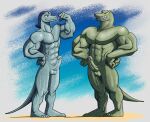  abs anthro balls biceps disney duo galen genitals lizard male male/male muscular muscular_anthro muscular_male pecs penis rasticore_(svtfoe) reptile scalie septarian star_vs._the_forces_of_evil tail toffee_(svtfoe) 