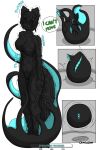  anthro comic corruption crimellgrim domestic_cat felid feline felis female hi_res mammal solo tentacle_suit tentacles text 