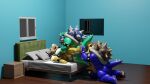 2023 3d_(artwork) anal anthro balls bedroom_eyes blender_(software) blender_eevee bowser chad_koopa chadthekoopaman claws collar digital_media_(artwork) erection fan_character genitals goeybowser gowser_(goeybowser) group group_sex hair hi_res horn jewelry kabalmystic_(artist) koopa male male/male mario_bros narrowed_eyes nintendo nipples nude oral penetration penis red_hair reptile rimming scalie seductive sex spikes tail threesome tongue trio 