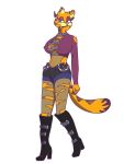  anthro felid feline female garfield_(series) garfield_the_cat gender-bent hi_res mammal solo wafflefox42 