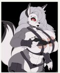  absurd_res anthro areola big_breasts breasts female helluva_boss hi_res huge_breasts loona_(helluva_boss) qwell solo 