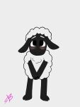  absurd_res amanda_the_adventurer anthro blush bovid caprine digital_drawing_(artwork) digital_media_(artwork) fluffy fur hi_res male mammal sheep simple_background simple_eyes solo swift_bristle white_background wool_(fur) wooly_(amanda_the_adventurer) 