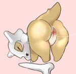  anthro bodily_fluids bone chibi cubone cum cum_inside embarrassed eyes_closed female generation_1_pokemon genital_fluids gorlslop hi_res humiliation mask nintendo penetration pokemon pokemon_(cubone) pokemon_(species) short size_difference smaller_female smaller_penetrated solo tears thick_thighs used_like_a_toy 