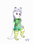  absurd_res anthro clothing cute_expression cute_eyes female footwear girl_scout hair head_tuft hi_res smile socks solo tuft yordraw 