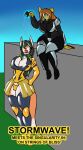  2018 5_fingers anthro armor armwear big_breasts bimbo_anthro bimbo_lip bimbofied bird_dog black_bodysuit black_hair blue_clothing blue_eyes blue_legwear blue_thigh_highs bodysuit bottomwear breasts canid canine canis cleavage clothed clothing domestic_dog duo elbow_gloves english_text female fingers fox fur gloves green_hair hair handwear hi_res huge_breasts hunting_dog labrador legwear lipstick long_hair looking_at_viewer makeup mammal mccrazy mind_control multicolored_body multicolored_fur multicolored_hair orange_body orange_fur orange_hair panties red_lipstick retriever singularity_(mccrazy) sitting skinsuit skirt stormwave_(character) story story_in_description superhero supervillain text thick_thighs thigh_highs tight_clothing two_tone_body two_tone_fur two_tone_hair underwear white_body white_fur wide_hips yellow_armwear yellow_body yellow_bottomwear yellow_clothing yellow_elbow_gloves yellow_fur yellow_gloves yellow_handwear yellow_panties yellow_skirt yellow_underwear 