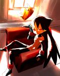  absurd_res anthro bandai_namco bedroom crown depression fur furniture headgear hi_res king king_of_sorrow klonoa_(series) light lonely looking_at_viewer male namuklo nude royalty sad scarf sofa solo sunlight waiting yearning 