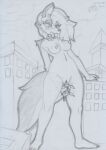  2023 anthro areola arm_tuft bedroom_eyes blush bodily_fluids breasts building bus canid canid_demon canine city clitoris cloud collar commercial_vehicle demon elbow_tuft female fur genital_fluids genitals graphite_(artwork) hair hand_on_building hellhound helluva_boss holding_vehicle improvised_sex_toy leaning_on_building looking_down looking_pleasured loona_(helluva_boss) lunaris_parukia macro mammal medium_breasts narrowed_eyes navel nipples nude penetration perspective piercing public public_masturbation public_nudity public_transportation pussy pussy_juice seductive shoulder_tuft solo spiked_collar spikes standing tail tongue tongue_out traditional_media_(artwork) tuft vaginal vaginal_penetration vehicle vehicle_for_hire vehicle_insertion 