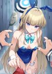  2girls blue_archive female_pov highres kabu_(niniko2ko) locker locker_room multiple_girls neru_(blue_archive) neru_(bunny)_(blue_archive) playboy_bunny pov toki_(blue_archive) toki_(bunny)_(blue_archive) 