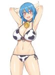  1girl breasts cow_print_bikini highres jashin-chan_dropkick minos_(jashin-chan_dropkick) ranma_(kamenrideroz) 